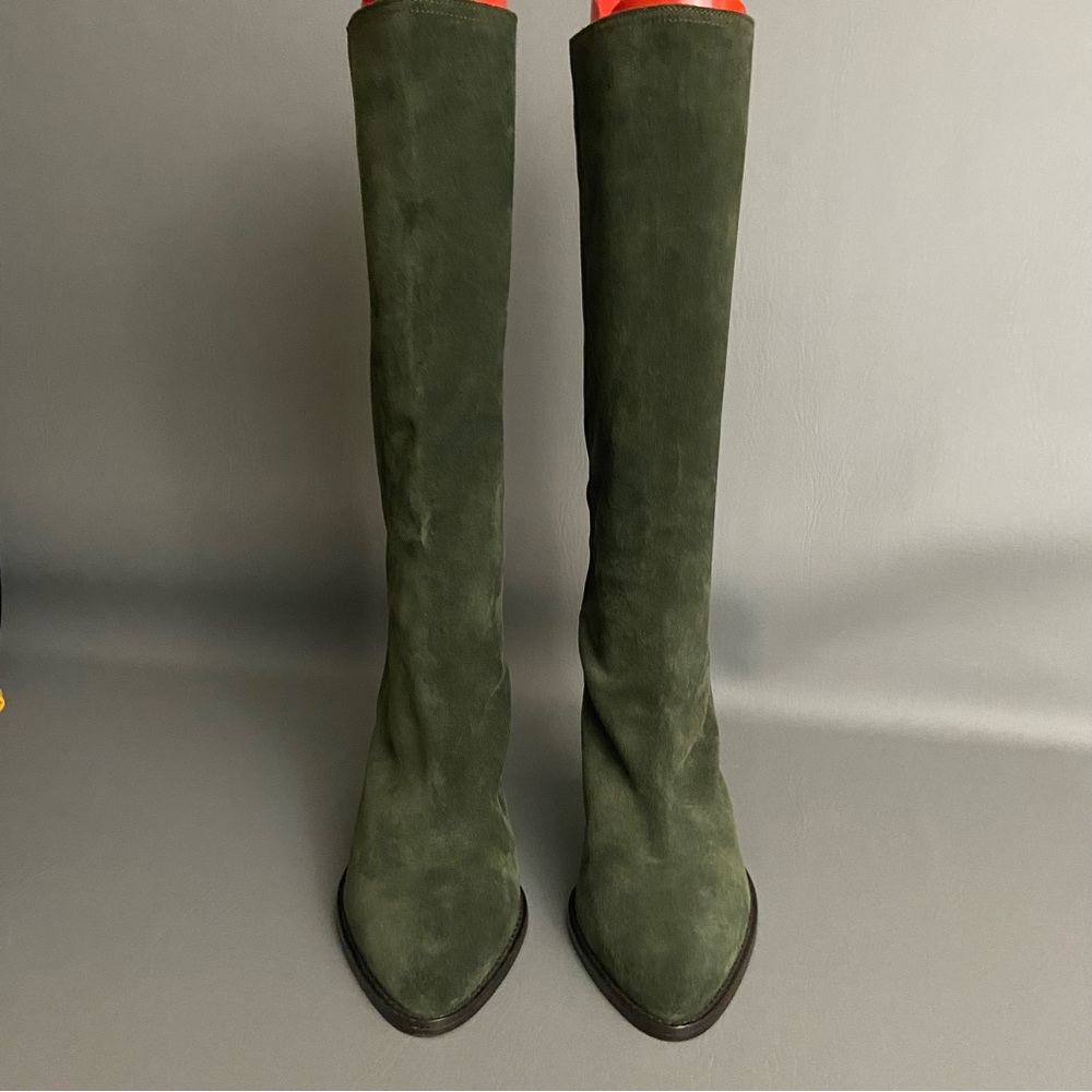 Isabel Marant - Rouxy Suede Boot Olive Green EXCELLENT condition - Sz 38 - Picture 3 of 13